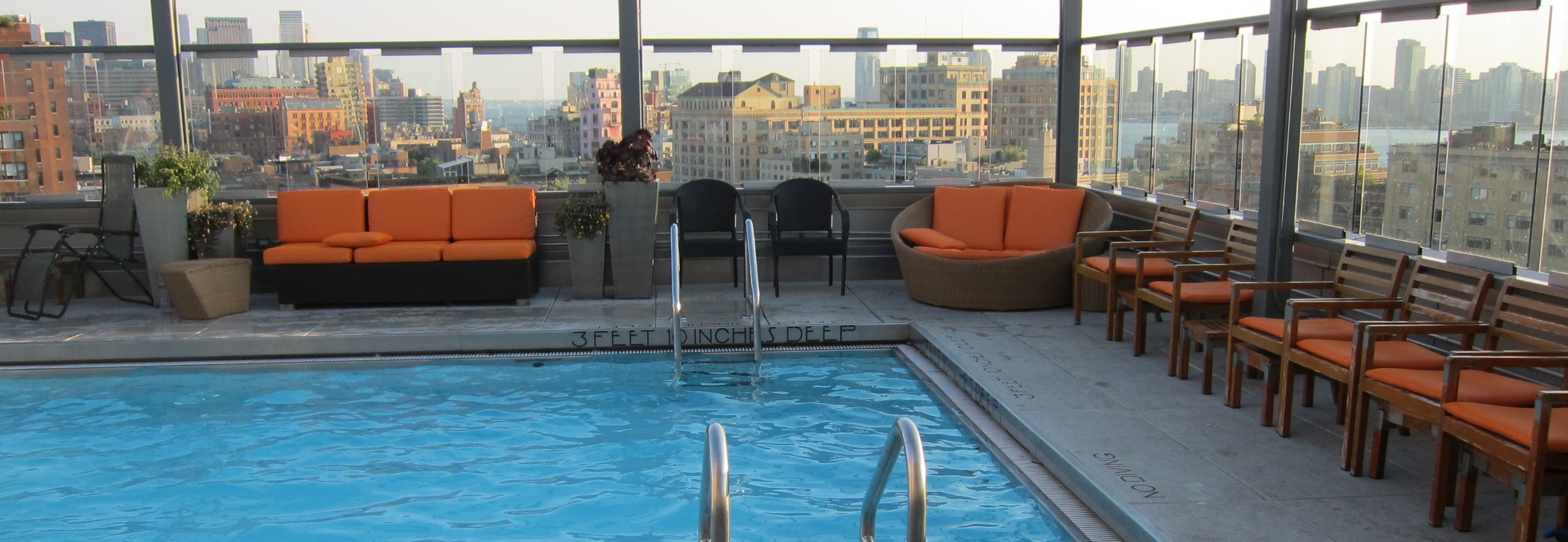 New York’s Dachterrassen und Roof-Top Pools